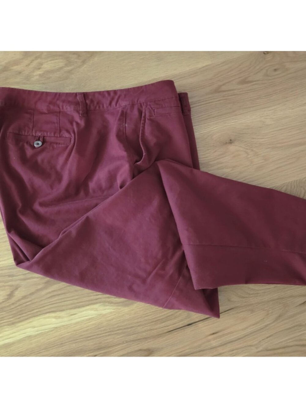 Lane Bryant Wine Color Stretch Boyfriend Pants Size 20